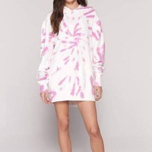 Spiritual Gangster Tie Dye Hoodie Sweater Dress Size Small